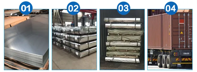 Uzunluk 1000-6000mm 316 Paslanmaz &Ccedil;elik Levha GB / ASTM Standardı 3