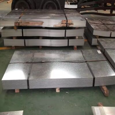 Z30-Z40 Çinko Kaplamalı Galvanizli Çelik Yaprak DX51D Soğuk Çelik Orta Sert Düzenli Spangle